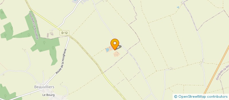 localisation de l'entreprise GFA DE LA POTERIE - GOUSSEAU  VIEVY LE RAYE