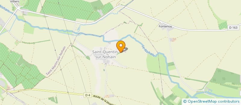 localisation de l'entreprise GFA DE LA POUVESLE à SAINT-QUENTIN-SUR-NOHAIN