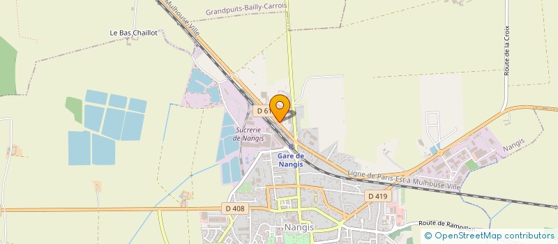 localisation de l'entreprise GFA DE LA PRAIRIE DE GONDELOT  NANGIS