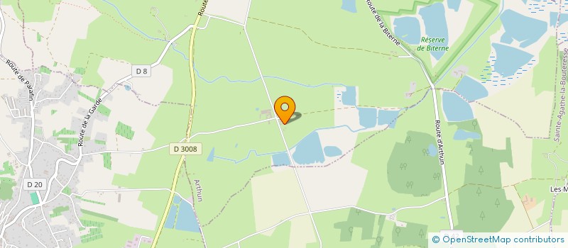 localisation de l'entreprise GFA DE LA PRESLE  ARTHUN