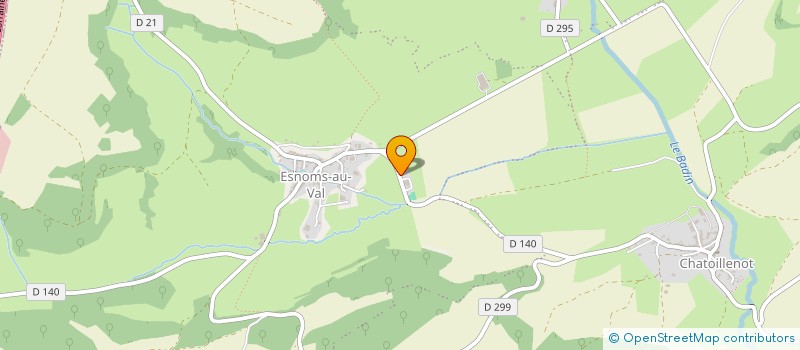 localisation de l'entreprise GFA DE LA PRINCESSE à LE VAL D ESNOMS