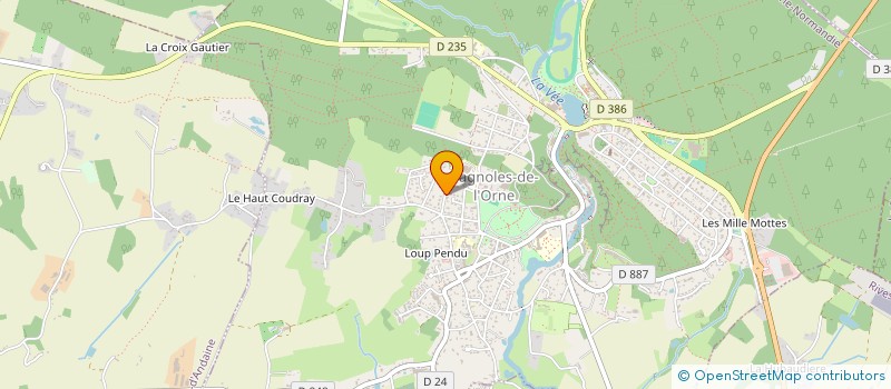 localisation de l'entreprise GFA DE LA PRISE PONTIN à BAGNOLES-DE-L'ORNE-NORMANDIE