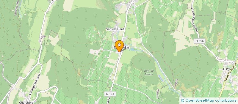 localisation de l'entreprise GFA DE LA PROPRIETE GUILLOT-BROUX  CRUZILLE