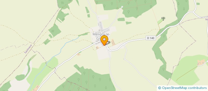 localisation de l'entreprise GFA DE LA PROSPERITE à MELIGNY-LE-GRAND