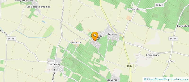 localisation de l'entreprise GFA DE LA PROVIDENCE  VAUDELNAY