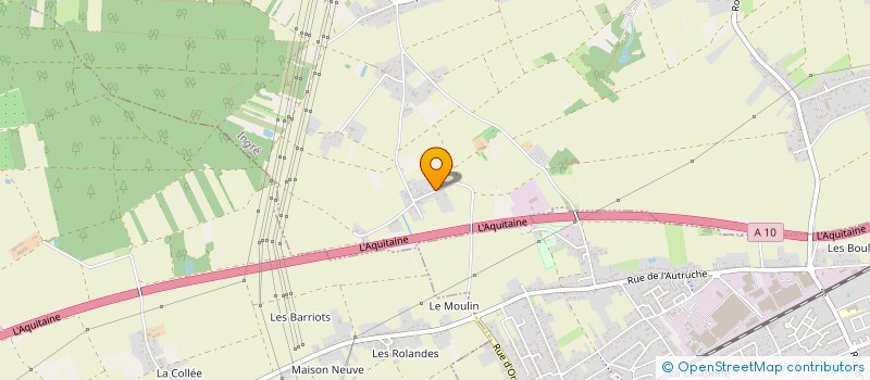 localisation de l'entreprise GFA DE LA RIFFAUDIERE à ORMES