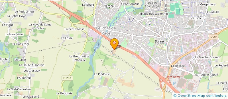 localisation de l'entreprise GFA DE LA RIOTELAIS à PACE