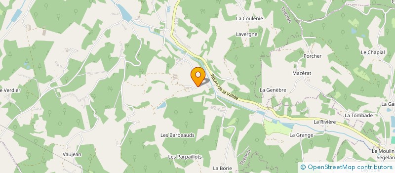 localisation de l'entreprise GFA DE LA ROCHE à THENON
