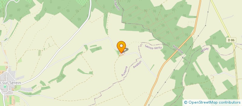 localisation de l'entreprise GFA DE LA ROCHE  POILLY-SUR-SEREIN