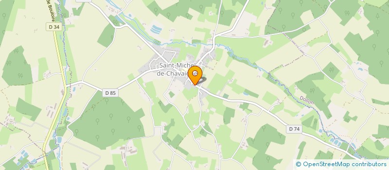 localisation de l'entreprise GFA DE LA ROCHE  VOLNAY