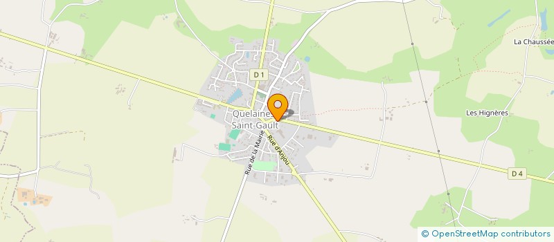 localisation de l'entreprise GFA DE LA ROCHE VETELAY à QUELAINES-SAINT-GAULT