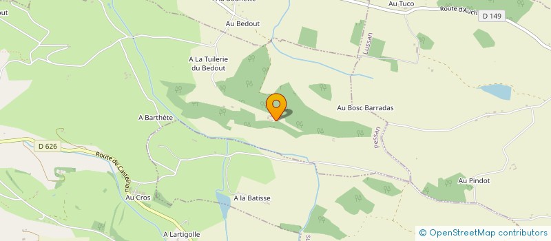 localisation de l'entreprise GFA DE LA ROCHETTE  PESSAN