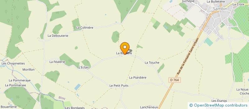 localisation de l'entreprise GFA DE LA ROISIERE  SAMBIN