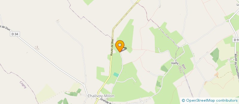 localisation de l'entreprise GFA DE LA ROMANE  CHALIVOY-MILON