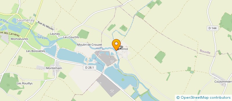 localisation de l'entreprise GFA DE LA RONCE à ALLUYES