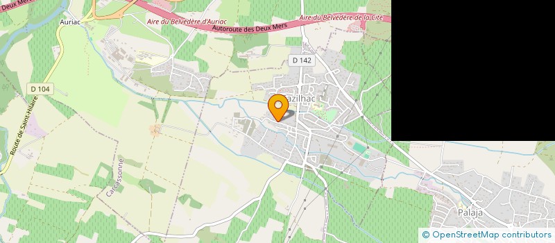 localisation de l'entreprise GFA DE LA ROQUE à CAZILHAC