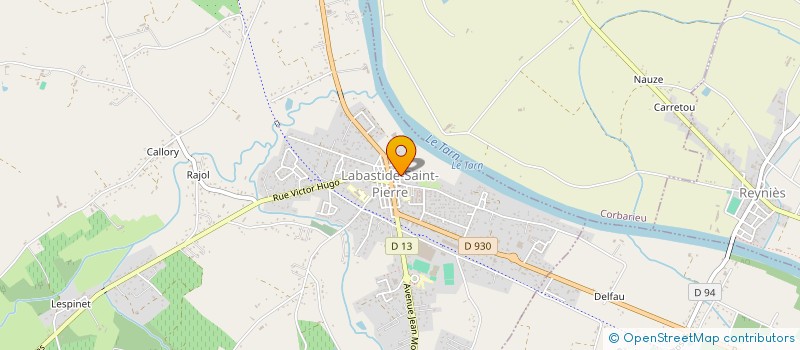 localisation de l'entreprise GFA DE LA ROSE D'OC  NOHIC