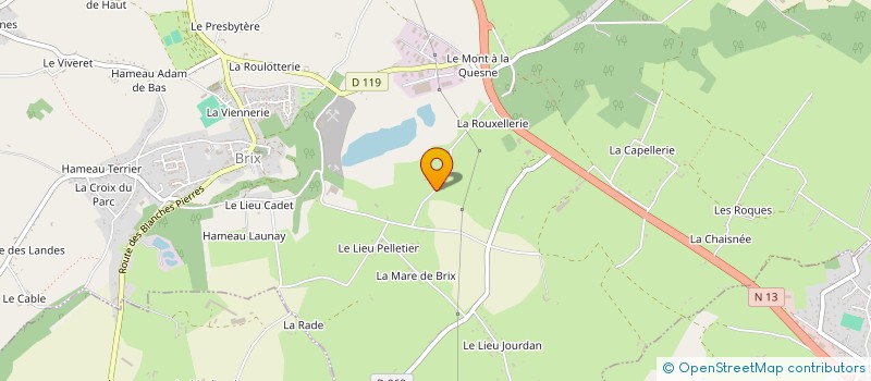 localisation de l'entreprise GFA DE LA ROUSSERIE  BRIX