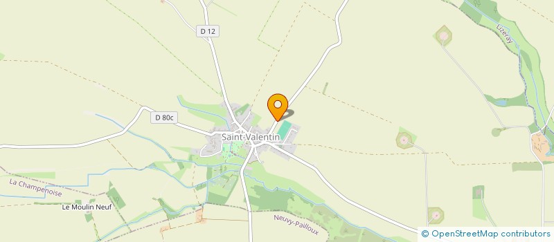 localisation de l'entreprise GFA DE LA ROUTE DE LIZERAY à SAINT-VALENTIN