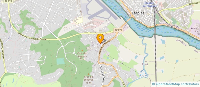 localisation de l'entreprise GFA DE LA SABLONNIERE à LE TOUQUET-PARIS-PLAGE