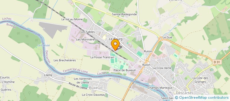 localisation de l'entreprise GFA DE LA SAIMBAUDERIE  CUSSAY