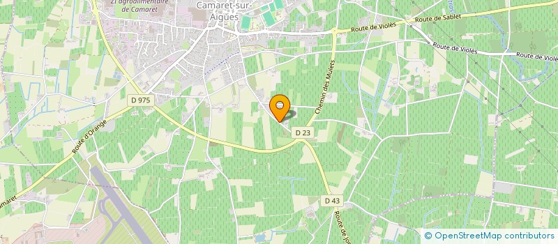 localisation de l'entreprise GFA DE LA SALMEE  CAMARET-SUR-AIGUES