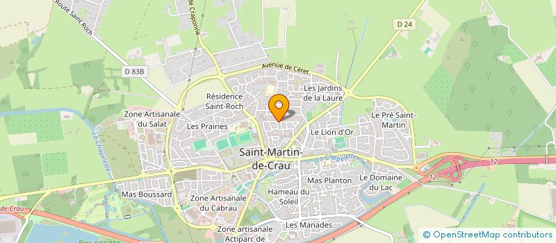 localisation de l'entreprise GFA DE LA SASSIERE à SAINT MARTIN DE CRAU
