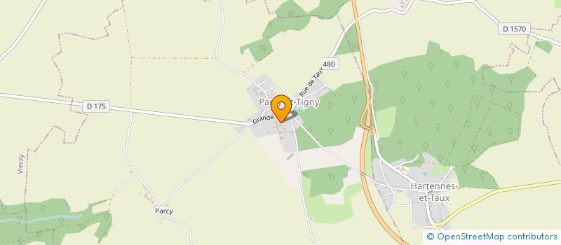 localisation de l'entreprise GFA DE LA SAVIERE  PARCY-ET-TIGNY