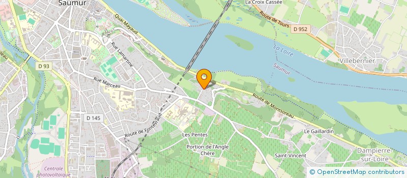 localisation de l'entreprise GFA DE LA SEIGNEURIE  SAUMUR