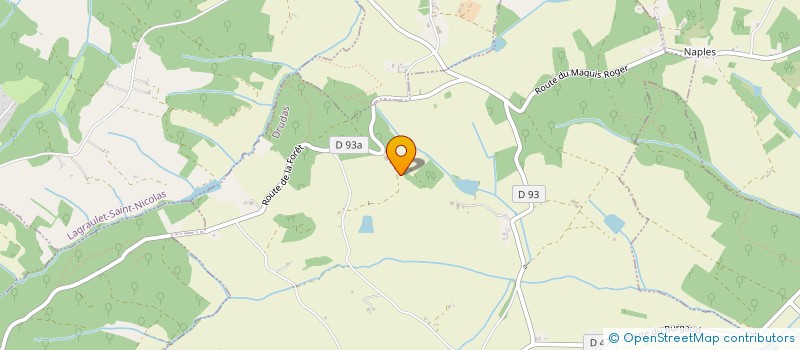 localisation de l'entreprise GFA DE LA SICARDE  LE GRES