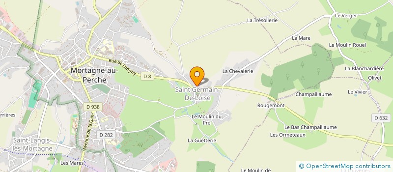 localisation de l'entreprise GFA DE LA SIMONNIERE à VILLIERS-SOUS-MORTAGNE
