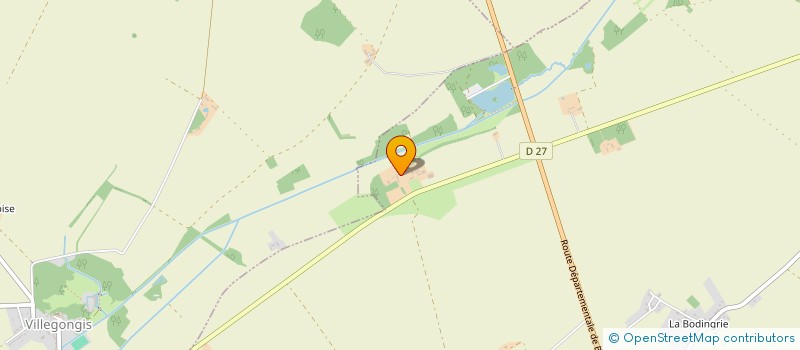 localisation de l'entreprise GFA DE LA SOINERIE  VINEUIL