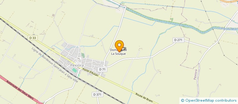 localisation de l'entreprise GFA DE LA SOUQUE  PEXIORA