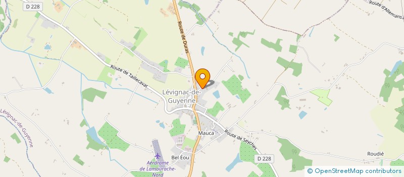 localisation de l'entreprise GFA DE LA SURINE  CASTELJALOUX