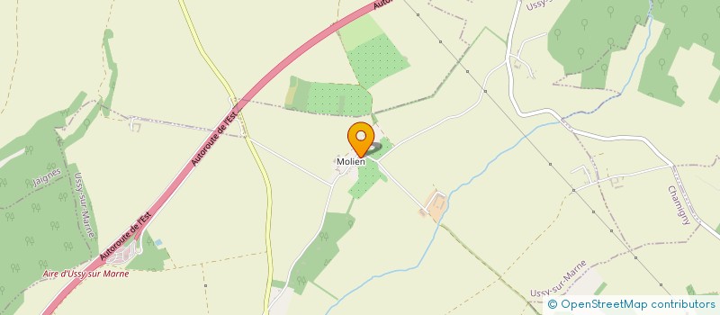 localisation de l'entreprise GFA DE LA TALMOUSE  USSY-SUR-MARNE