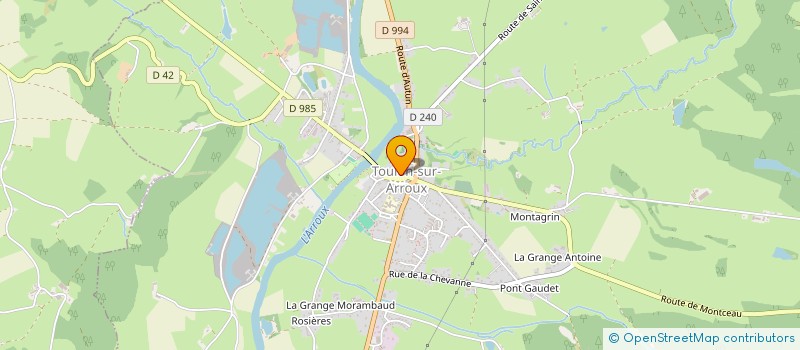 localisation de l'entreprise GFA DE LA TERRE D EZCROTS à SAINT-EUGENE