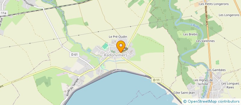 localisation de l'entreprise GFA DE LA TERRE PROMISE  PERTHES-LES-BRIENNE