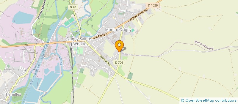 localisation de l'entreprise GFA DE LA TERRIERETTE  ORIGNY-SAINTE-BENOITE