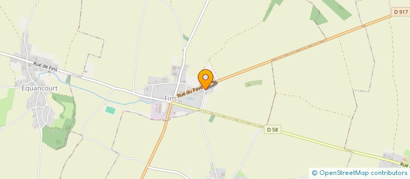 localisation de l'entreprise GFA DE LA TETE DE NURLU  FINS