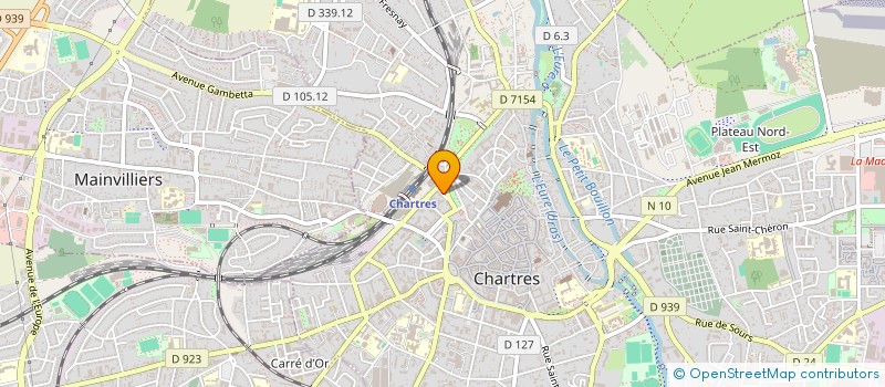 localisation de l'entreprise GFA DE LA THIBAUDIERE à CHARTRES