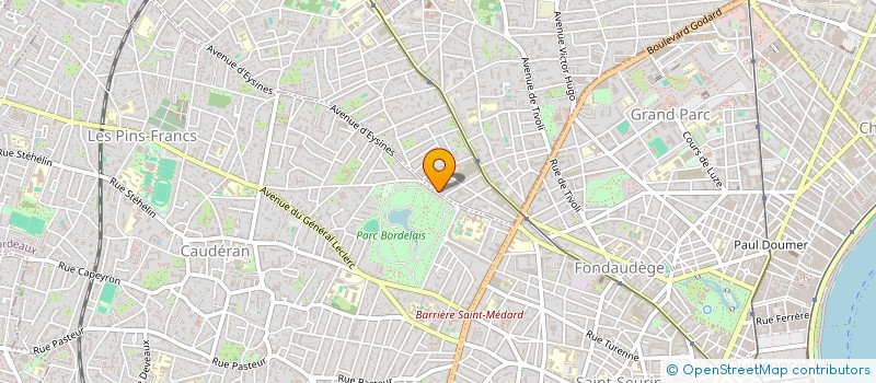 localisation de l'entreprise GFA DE LA THONIE  LE BOUSCAT