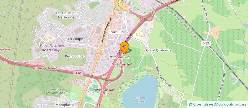 localisation de l'entreprise GFA DE LA TINTAYNE à NARBONNE