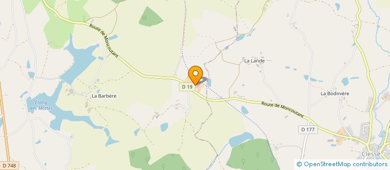 localisation de l'entreprise GFA DE LA TOUCHE  LA CHAPELLE-SAINT-LAURENT