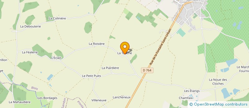 localisation de l'entreprise GFA DE LA TOUCHE  SAMBIN