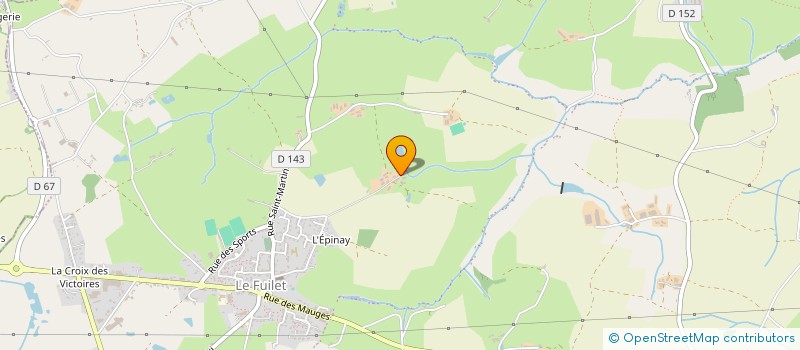 localisation de l'entreprise GFA DE LA TOUCHE DU CORMIER  MAUGES-SUR-LOIRE