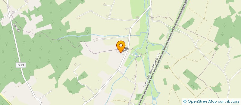 localisation de l'entreprise GFA DE LA TOUR  SOSSAY