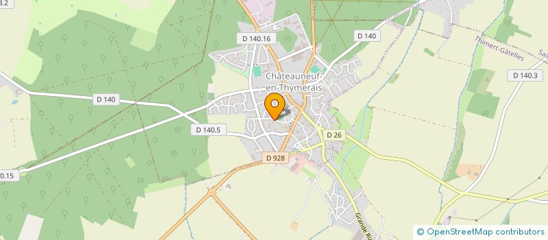 localisation de l'entreprise GFA DE LA TOURNARDIERE à CHATEAUNEUF-EN-THYMERAIS