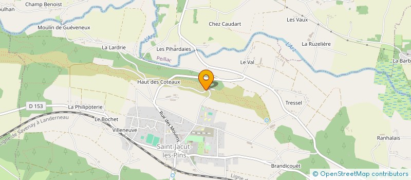 localisation de l'entreprise GFA DE LA TREMBLAIE  SAINT-JACUT-LES-PINS