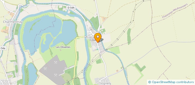 localisation de l'entreprise GFA DE LA TRILBARDOU  TRILBARDOU