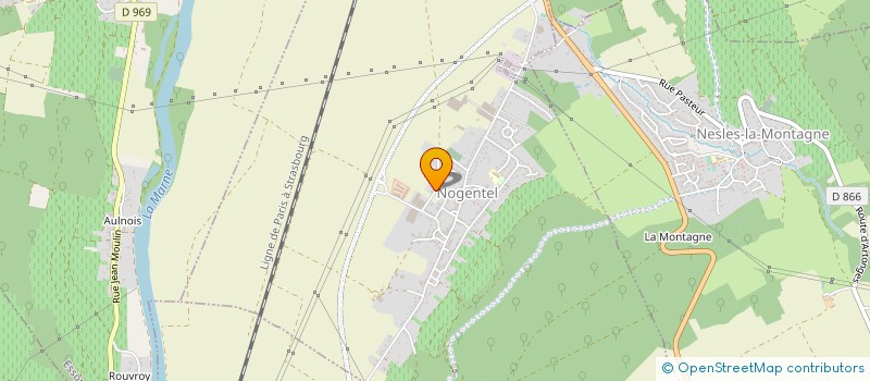 localisation de l'entreprise GFA DE LA TRINITE  NESLES-LA-MONTAGNE